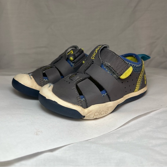 PLAE Sam 2.0 Fisherman Sandals Gray Shoes Toddler Boys 7 - Picture 8 of 8